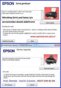 Epson yazıcı reset programı